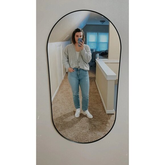 Everlane The ReLeather Court Sneakers in white grey blue New womens Casual - Picture 7 of 9